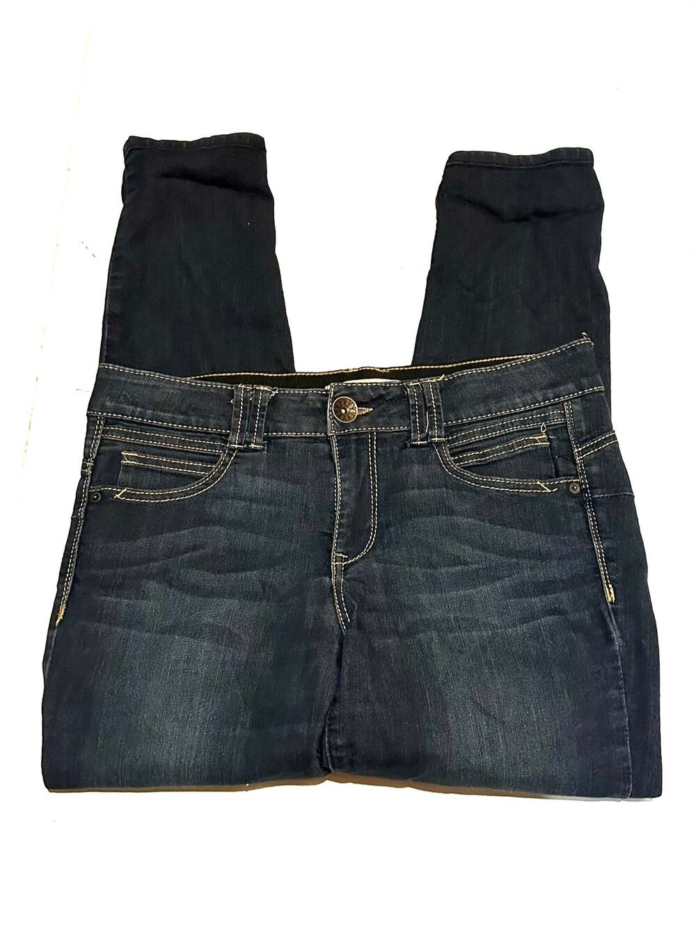 Democracy Absolution Booty Lift Skinny Ankle Jeans Dark Wash Women's 8